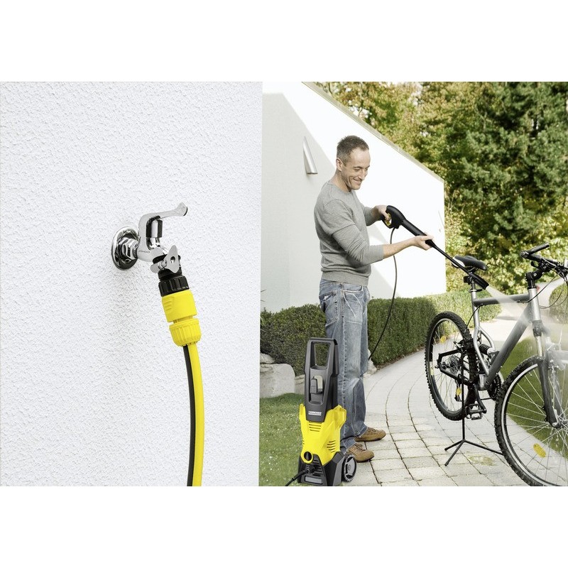 Kärcher K 3 Limpiadora de alta presión o Hidrolimpiadora Compacto Eléctrico 380 l/h Negro, Amarillo