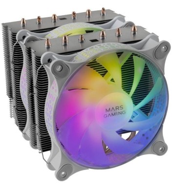 Ventilador con Disipador Mars Gaming MCPU-XTW 12cm Blanco