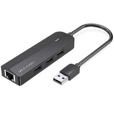 Docking USB 2.0 Vention CHPBB 3xUSB 1xMicro USB PD 1xRJ45 Negro