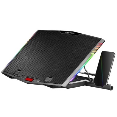 Soporte Refrigerante Mars Gaming MNBC5 para Portátiles hasta 17.3' Iluminación LED