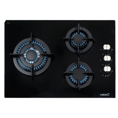 CATA CCI 5003 BK Negro Integrado 59 cm Encimera de gas 3 zona(s)