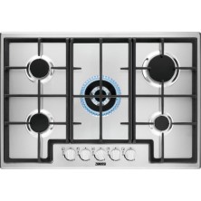 Zanussi ZGH76524XS hobs Acero inoxidable Integrado Encimera de gas 5 zona(s)