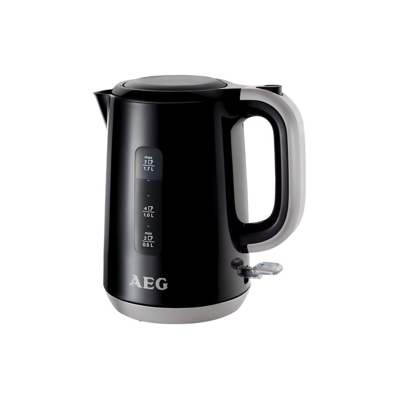 AEG EWA3300 tetera eléctrica 1,7 L 2200 W Negro, Gris, Translúcido