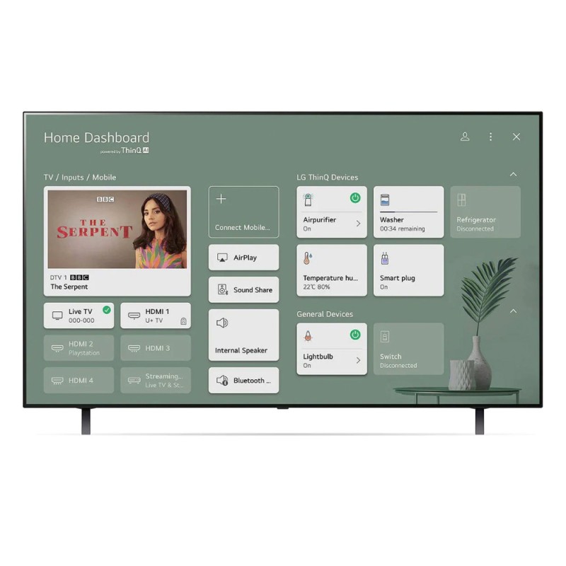 LG 43UP75006LF Televisor 109,2 cm (43") 4K Ultra HD Smart TV Wifi Negro
