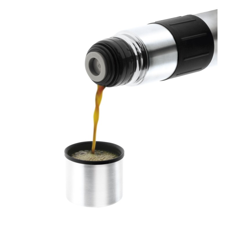 JATA MOD. 836 termo 0,5 L Negro, Acero inoxidable