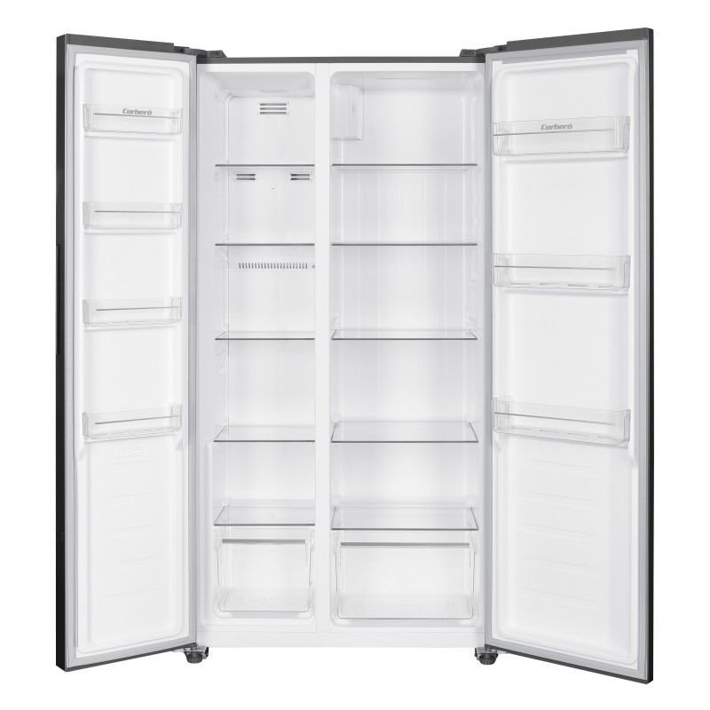 Corbero CFSBSH730NFX nevera puerta lado a lado Independiente 442 L E Acero inoxidable