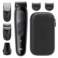 Braun All-in-one 81728159 depiladora para la barba AC/Batería 2,1 cm Negro