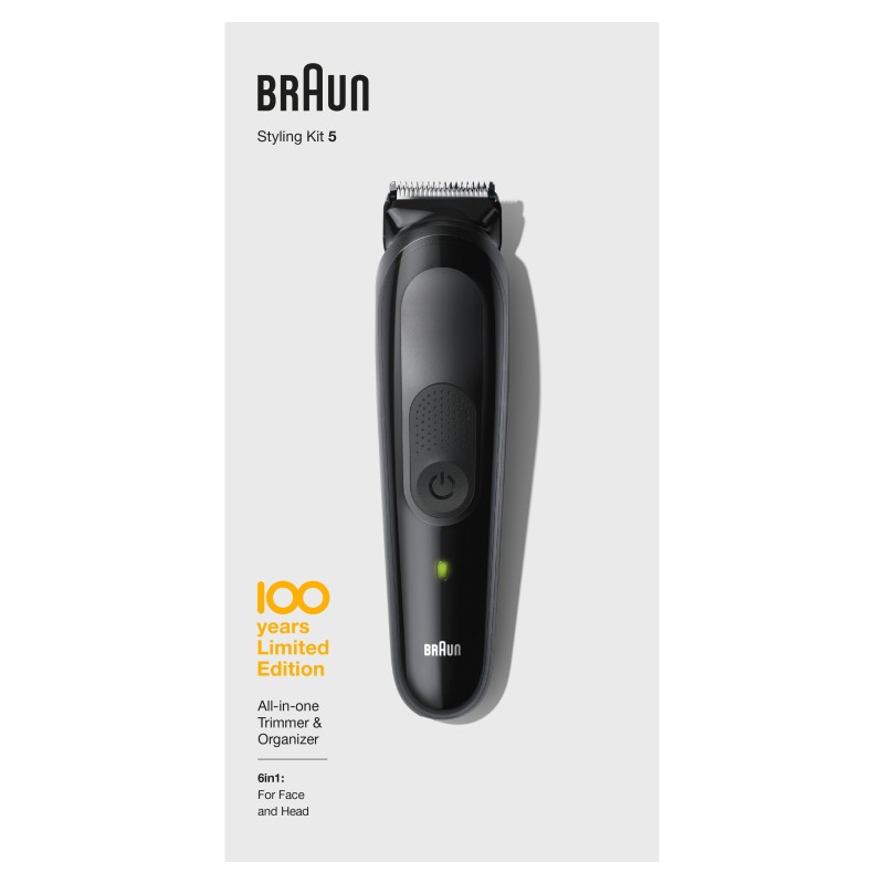 Braun All-in-one 81728159 depiladora para la barba AC/Batería 2,1 cm Negro