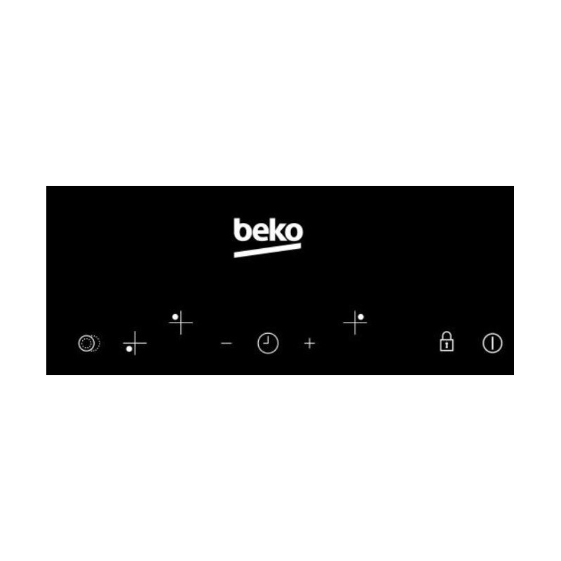 Beko HIC63402T hobs Negro Integrado Cerámico 3 zona(s)