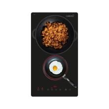 CATA TD 3002 BK Negro Integrado 29 cm Cerámico 2 zona(s)