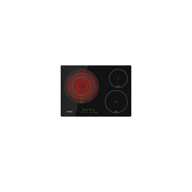 CATA TT 5003 /G Negro Integrado 60 cm Cerámico 3 zona(s)