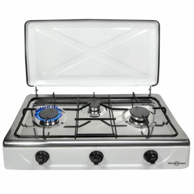 Vitrokitchen 302BB hobs Blanco Encimera Encimera de gas 2 zona(s)