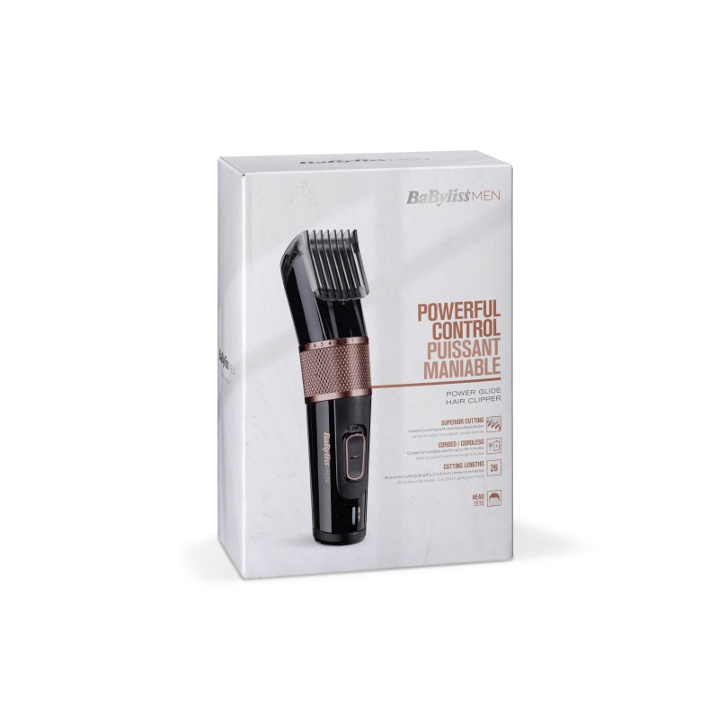 BaByliss E974E cortadora de pelo y maquinilla Negro, Marrón 26