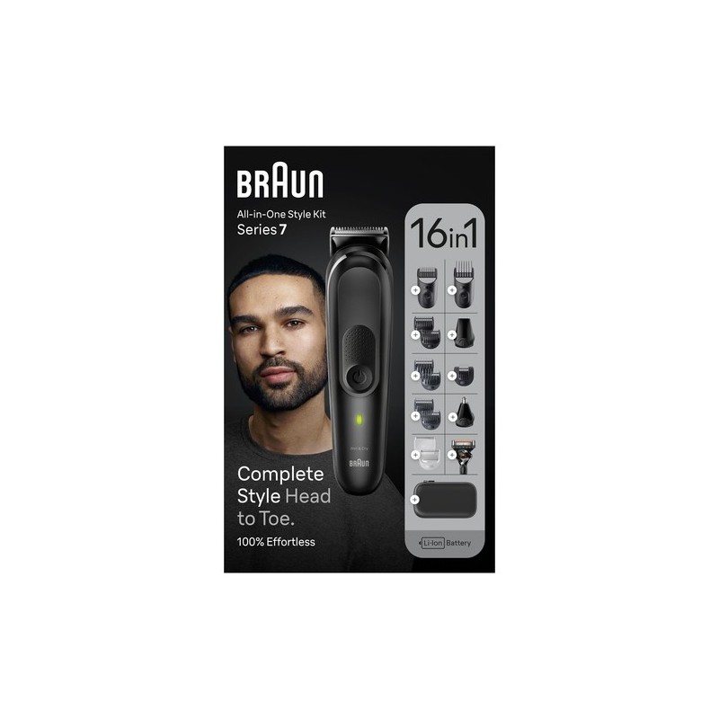 Braun MGK7470 Negro Ión de litio