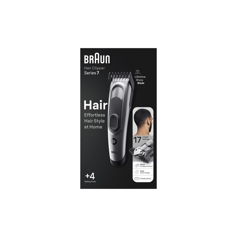 Braun HC7390 Negro, Gris 17 Níquel-metal hidruro (NiMH)