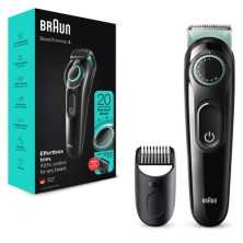 Braun BeardTrimmer 3 BT3323 AC/Batería 20 1 cm Negro, Verde