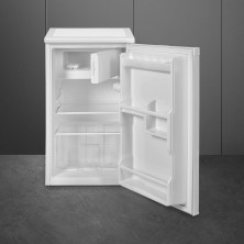 Smeg FS08EW nevera combi Independiente 82 L E Blanco