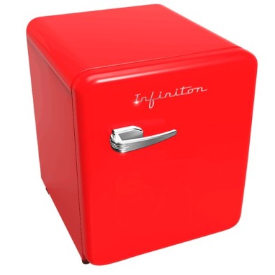 Infiniton CL-V48 nevera combi Independiente 46 L F Rojo