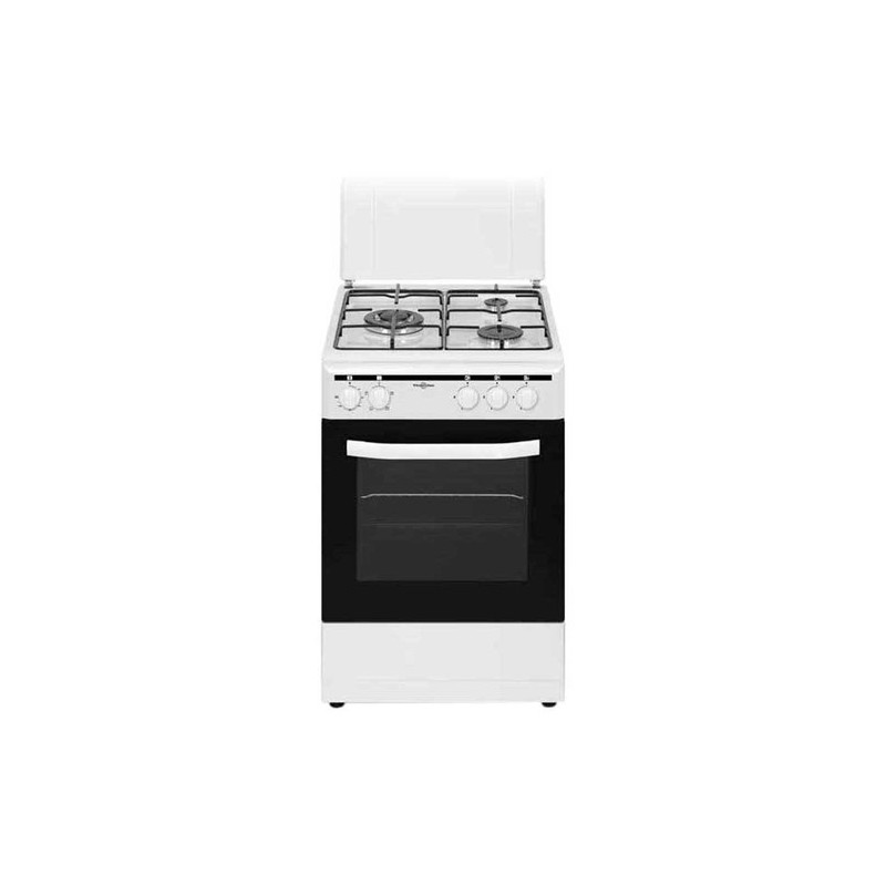 Vitrokitchen CB5535B Cocina independiente Eléctrico Encimera de gas Blanco