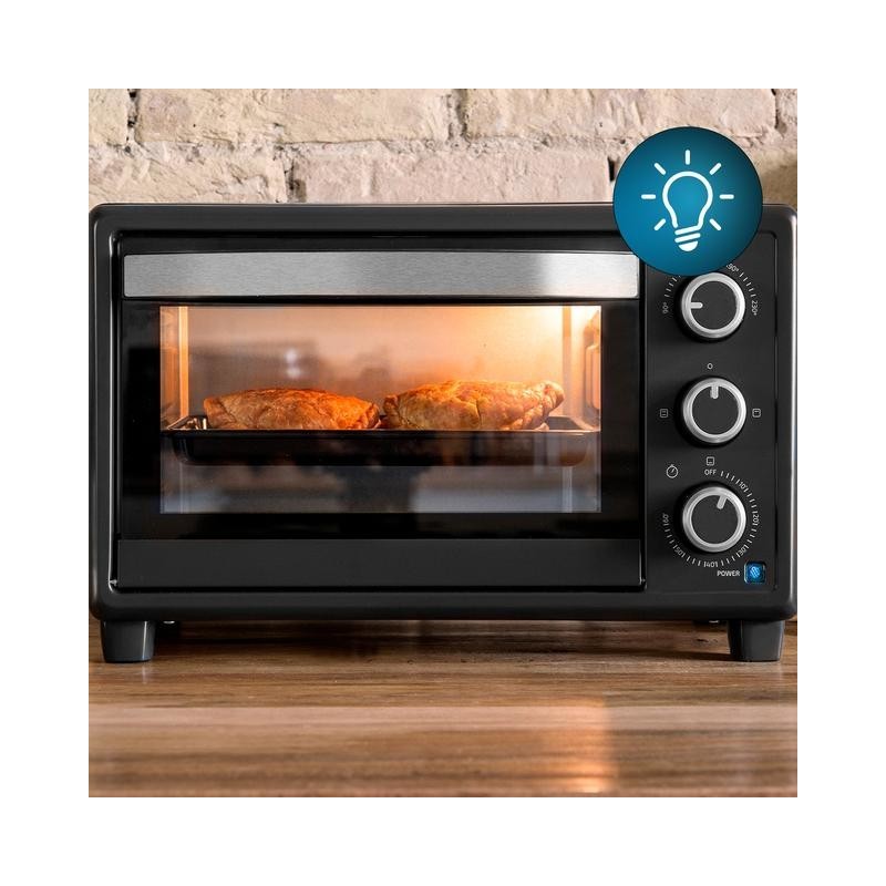 Cecotec 03817 horno tostador 23 L 1500 W Negro Parrilla