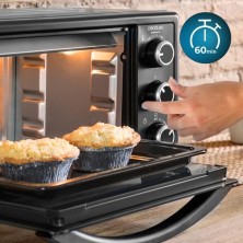 Cecotec 03817 horno tostador 23 L 1500 W Negro Parrilla