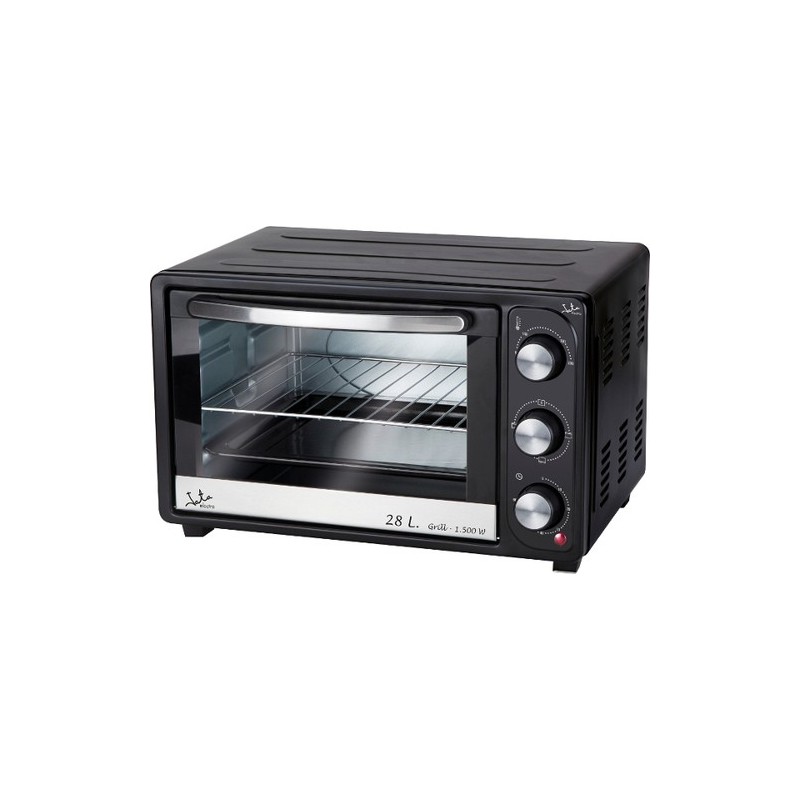 JATA HN928 horno tostador 28 L 1500 W Negro, Acero inoxidable Parrilla