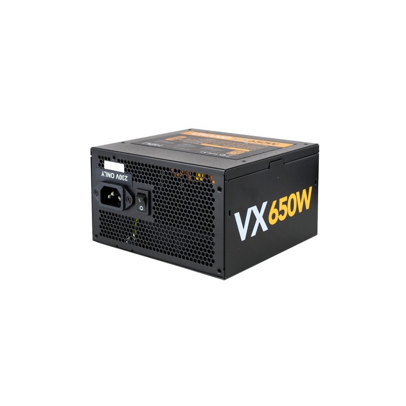 NOX Urano VX Bronze Edition unidad de fuente de alimentación 650 W 20+4 pin ATX ATX Negro, Naranja