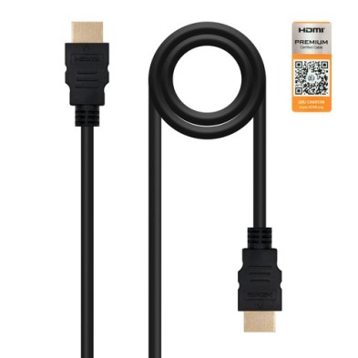 Nanocable HDMI V2.0, 2m cable HDMI HDMI tipo A (Estándar) Negro