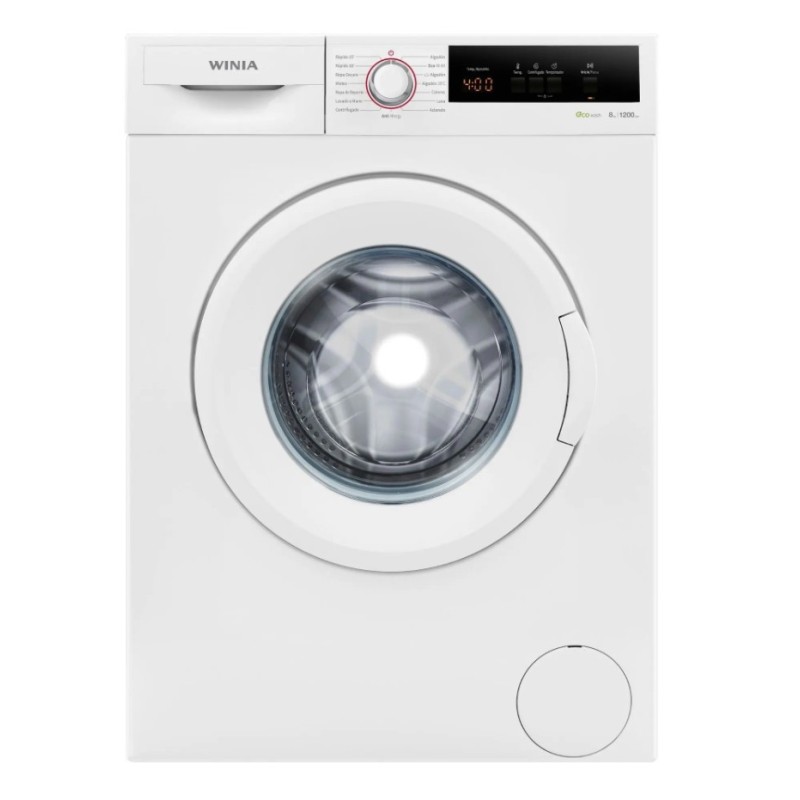 WINIA WVD-08T1WW12UN lavadora Carga frontal 8 kg 1200 RPM Blanco