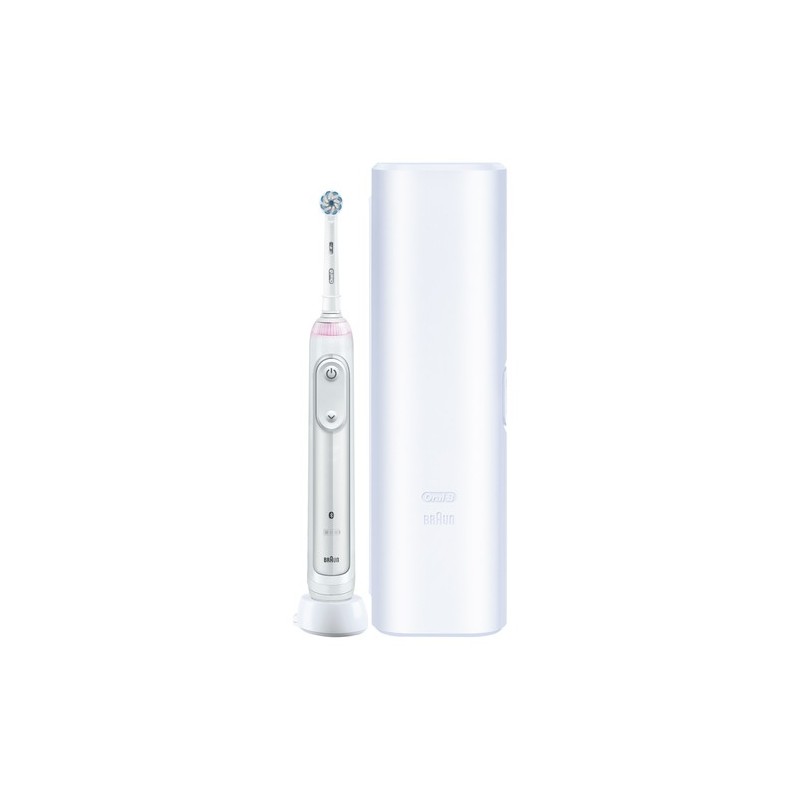 Oral-B SmartSeries 80353920 cepillo eléctrico para dientes Adulto Cepillo dental giratorio Plata, Bl