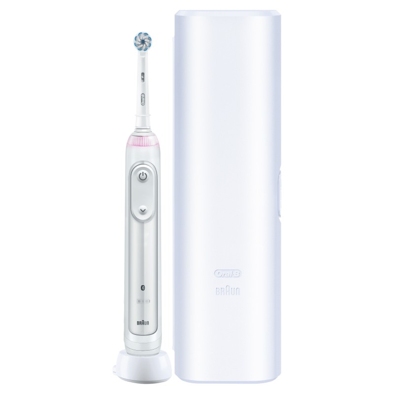 Oral-B SmartSeries 80353920 cepillo eléctrico para dientes Adulto Cepillo dental giratorio Plata, Bl