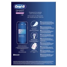 Oral-B SmartSeries 80353920 cepillo eléctrico para dientes Adulto Cepillo dental giratorio Plata, Bl