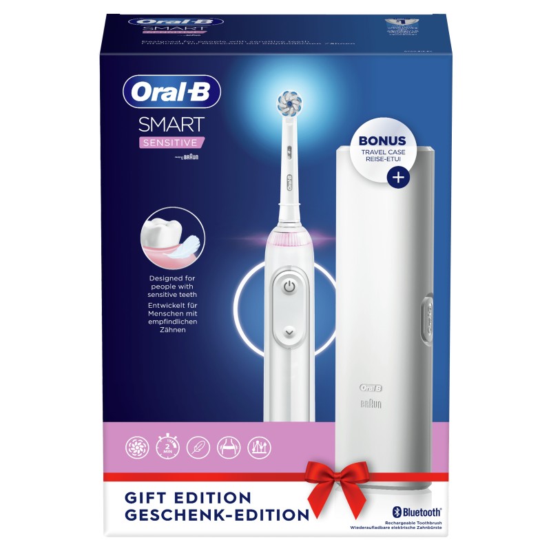 Oral-B SmartSeries 80353920 cepillo eléctrico para dientes Adulto Cepillo dental giratorio Plata, Bl