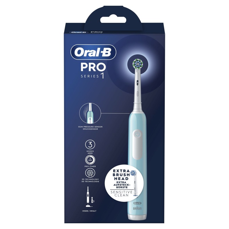 Oral-B Pro Series 1 Adulto Cepillo de dientes oscilante Azul, Blanco