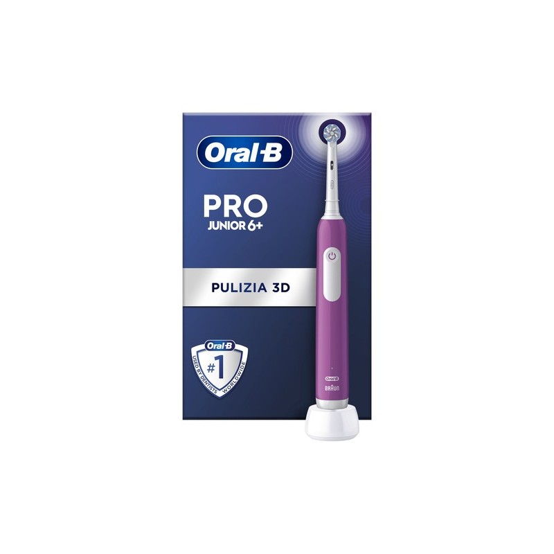 Oral-B Junior 8006540742891 cepillo eléctrico para dientes Niño Cepillo dental giratorio Púrpura