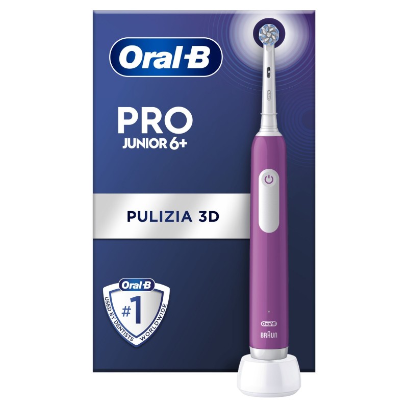 Oral-B Junior 8006540742891 cepillo eléctrico para dientes Niño Cepillo dental giratorio Púrpura