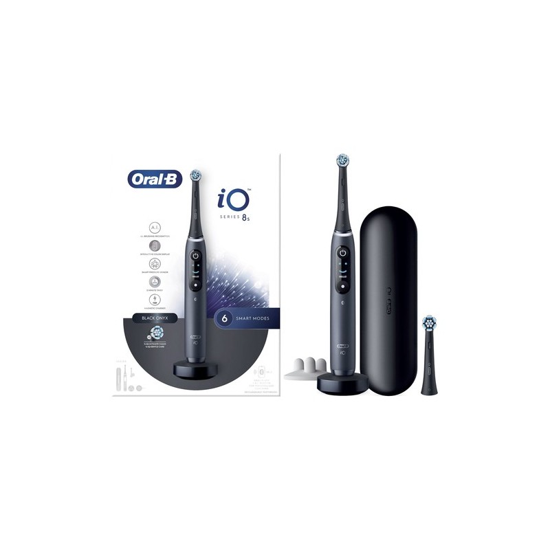 Oral-B iO 8S Adulto Cepillo dental vibratorio Negro