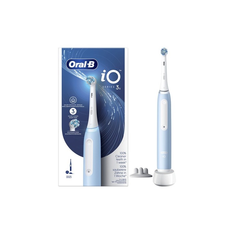 Oral-B iO 3 Adulto Cepillo dental vibratorio Azul claro