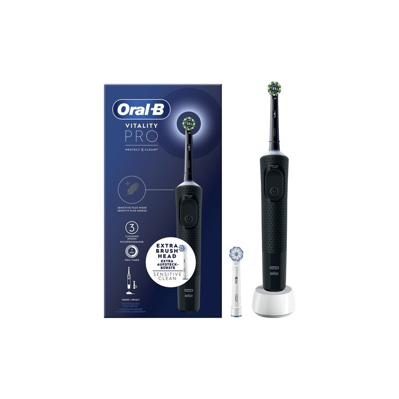 Oral-B Vitality Pro Adulto Cepillo dental oscilante Negro