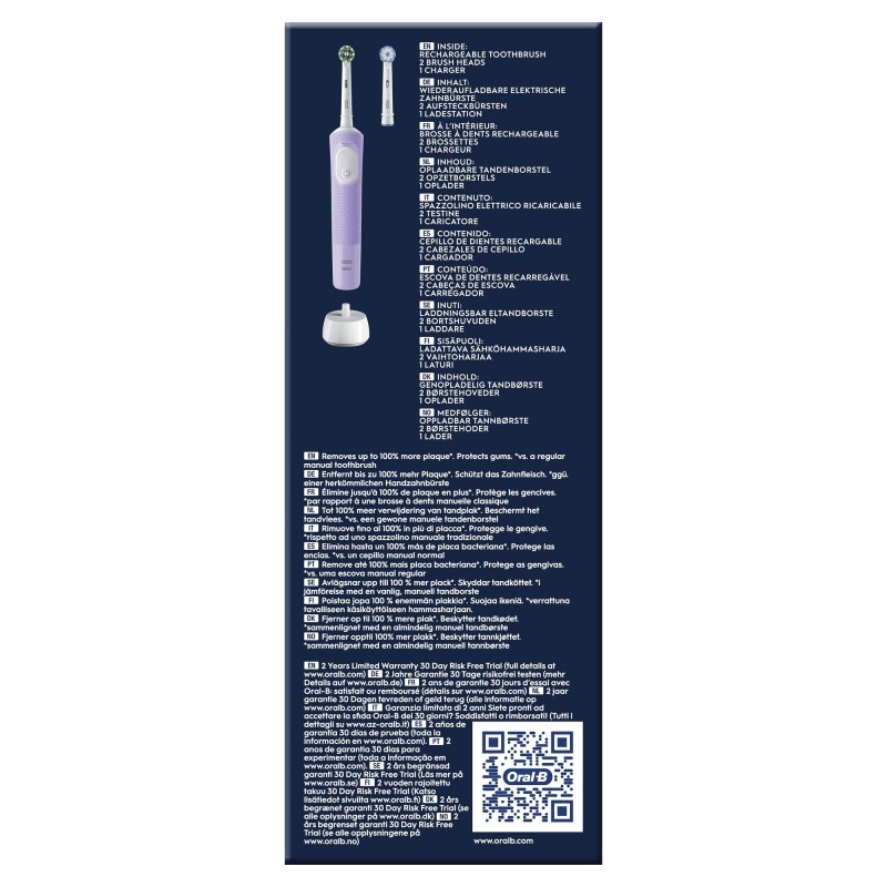 Oral-B Vitality Pro Adulto Cepillo dental oscilante Violeta