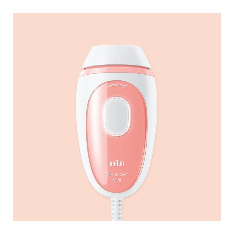 Braun Silk-expert Mini PL1000 IPL Luz pulsada intensa (IPL) Rosa, Blanco