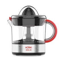 Solac Stillo 40 prensa de cítricos eléctricos 0,7 L 40 W Negro, Plata