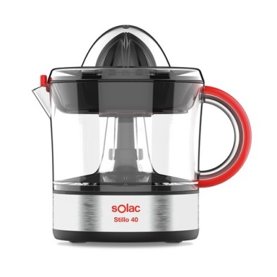 Solac Stillo 40 prensa de cítricos eléctricos 0,7 L 40 W Negro, Plata