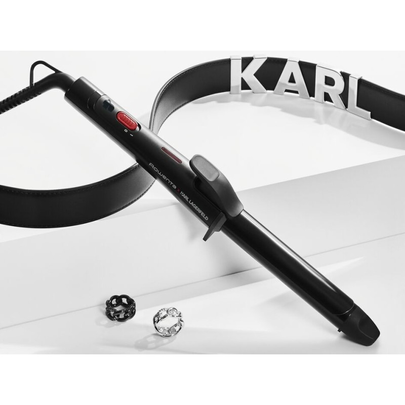 Rowenta X KARL LAGERFELD CF321L Rizador de pelo Caliente Negro, Rojo 47 W 1,8 m