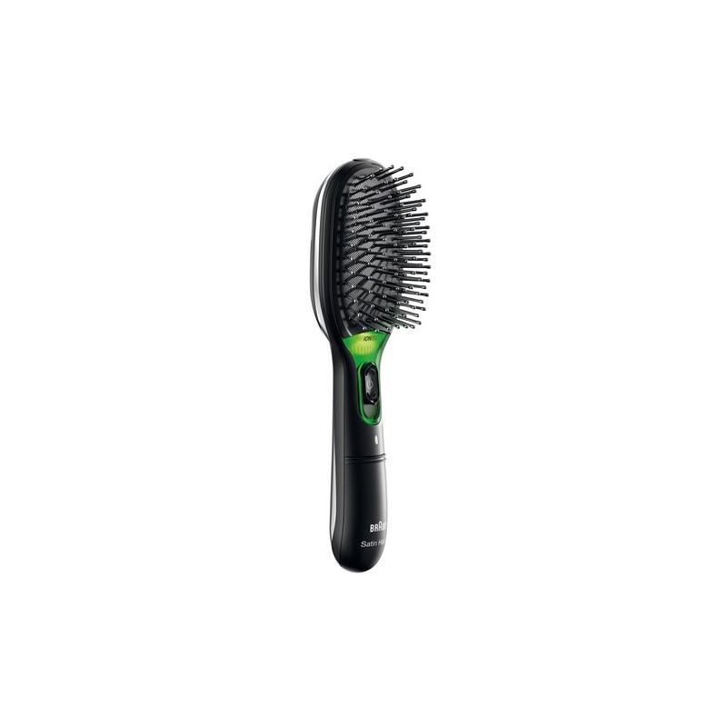 Braun BR710 Adulto Cepillo paleta para el pelo Negro, Verde 1 pieza(s)