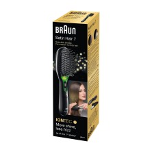 Braun BR710 Adulto Cepillo paleta para el pelo Negro, Verde 1 pieza(s)