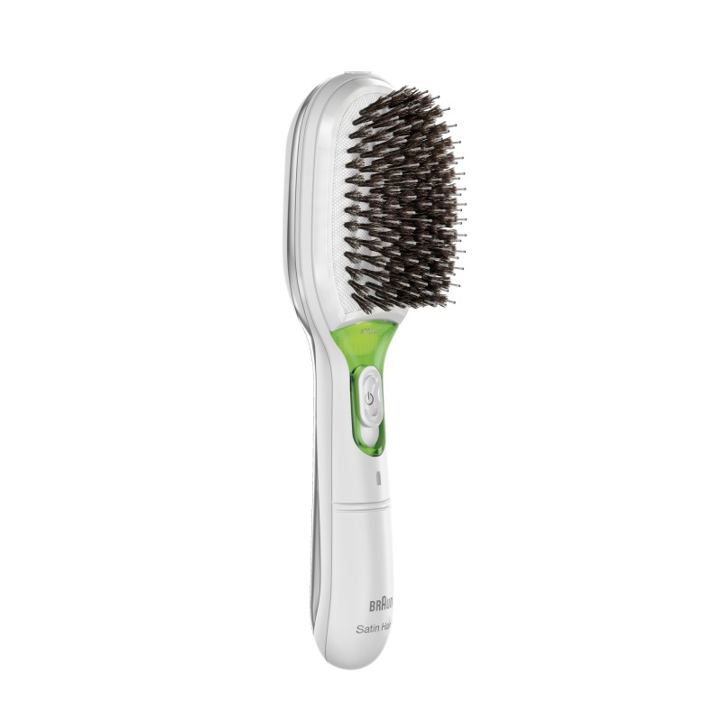 Braun 81533837 cepillo para el cabello y peine Adulto Cepillo paleta para el pelo Verde, Blanco 1 pi