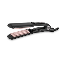 BaByliss The Crimper Plancha alisadora y rizadora para flequillo Caliente Negro, Rosa 1,8 m