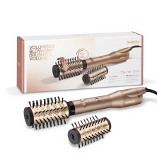 BaByliss Big Hair Dual - Gold Edition Cepillo de aire caliente Caliente Oro 650 W 2,5 m