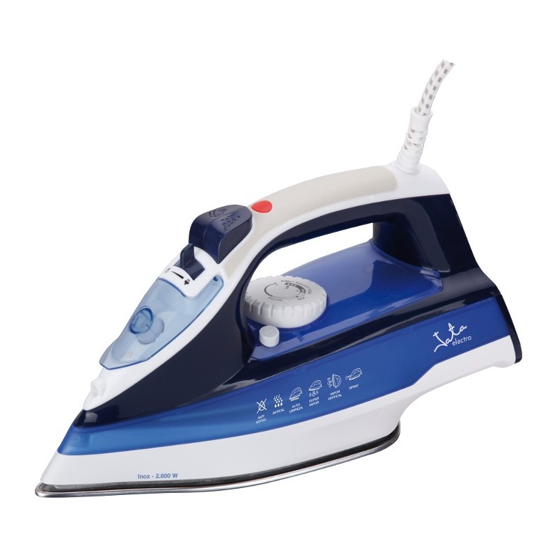 JATA PL618 plancha Plancha vapor-seco 2600 W Negro, Azul, Blanco